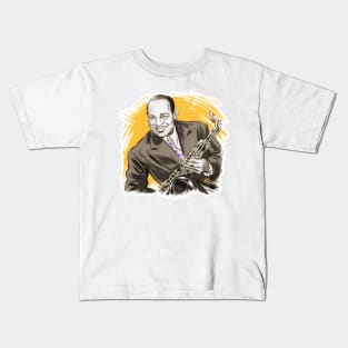 Coleman Hawkins - An illustration by Paul Cemmick Kids T-Shirt